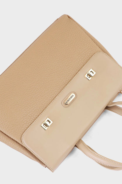 Top Handle Hand Bags BH0056-Tan