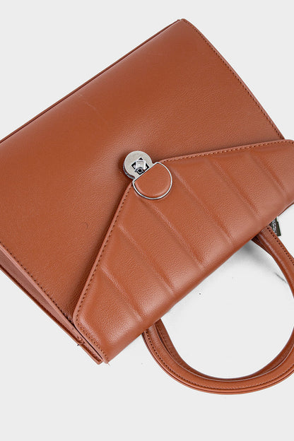 Top Handle Hand Bags BH0095-Tan