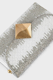 Party Wear Clutch BK4076-Silver