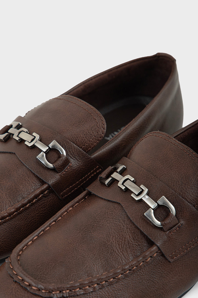 Men Formal Loafers MF7068-Brown