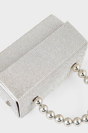 Party Wear Clutch BH0122-Silver