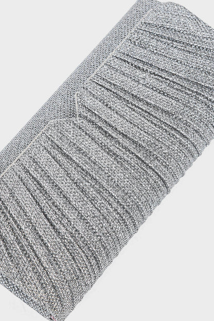 Party Wear Clutch BK4034-Silver
