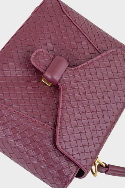 Top Handle Hand Bags BH0109-Maroon