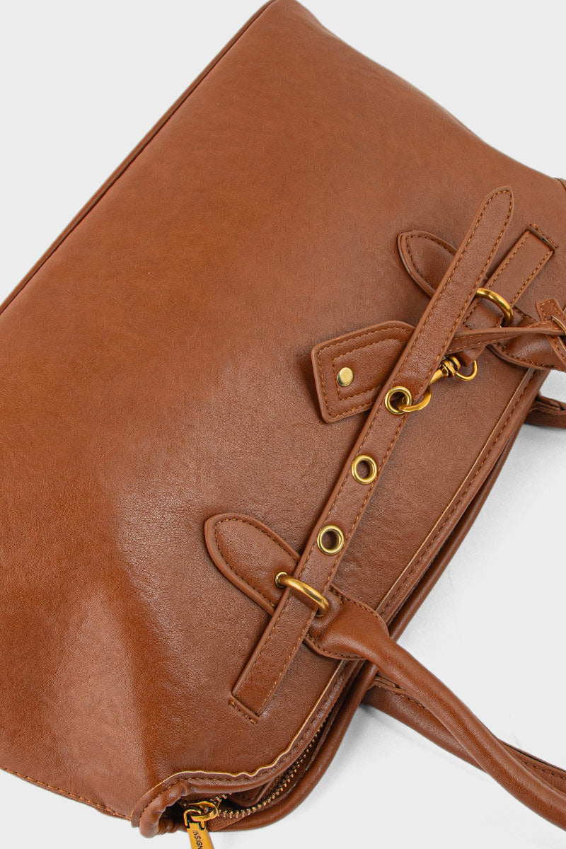 Satchel Shoulder Bags BH0154-Brown