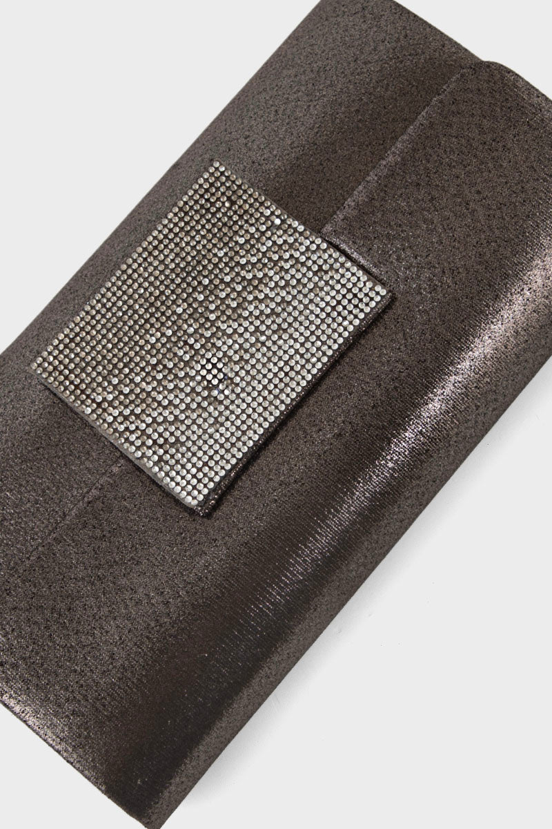 Party Wear Clutch BK4110-Pewter