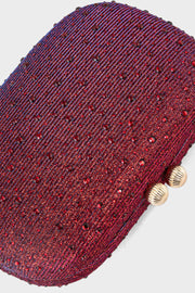 Party Wear Clutch BK4077-Maroon