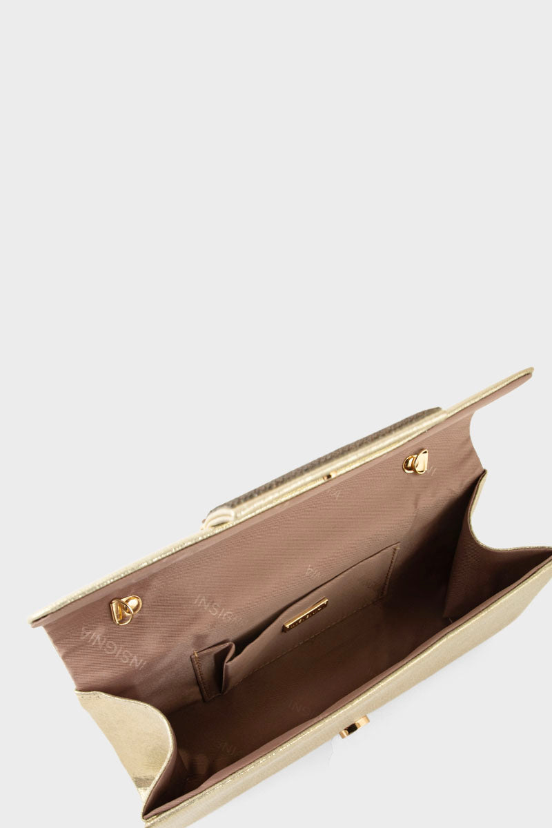 Party Wear Clutch BK4110-Golden