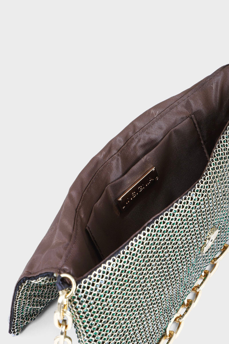 Flap Shoulder Bags B20762-Green