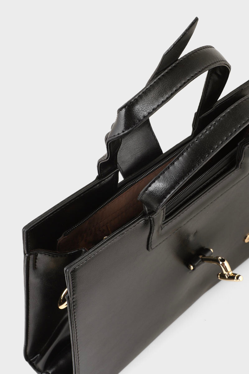 Formal Tote Hand Bags B14965-Black