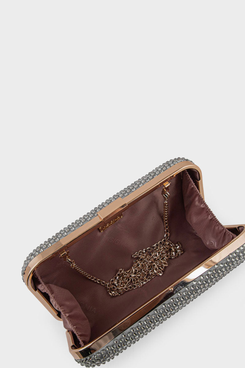 Party Wear Clutch BK4109-Golden