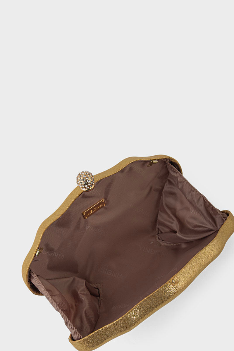 Party Wear Clutch BK4106-Gold