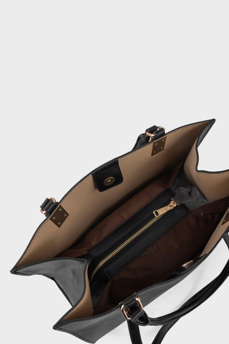 Tote Hand Bags BS2175-Black