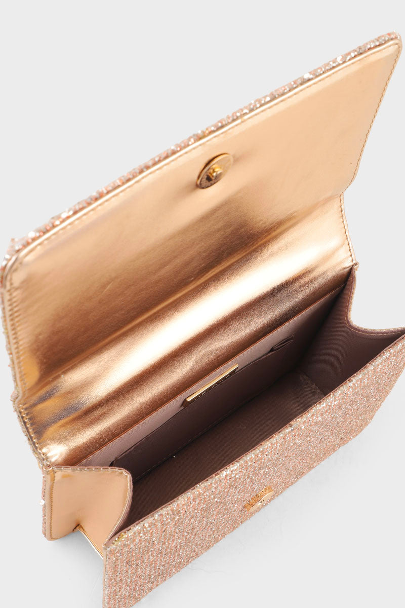 Flap Shoulder Bags B10528-Golden