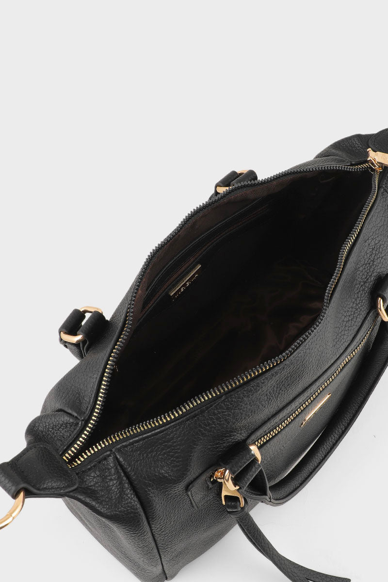 Hobo Hand Bags B15145-Black