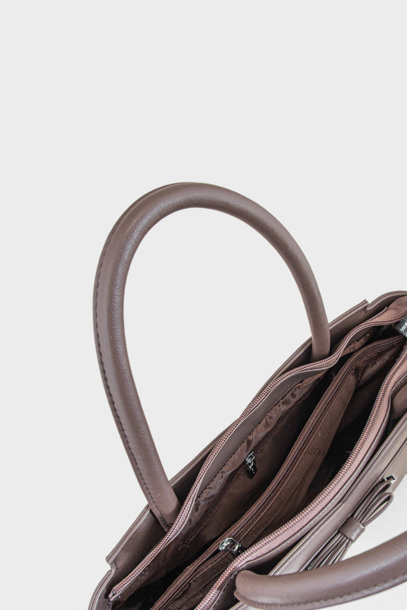 Top Handle Hand Bags BS2102-Camel