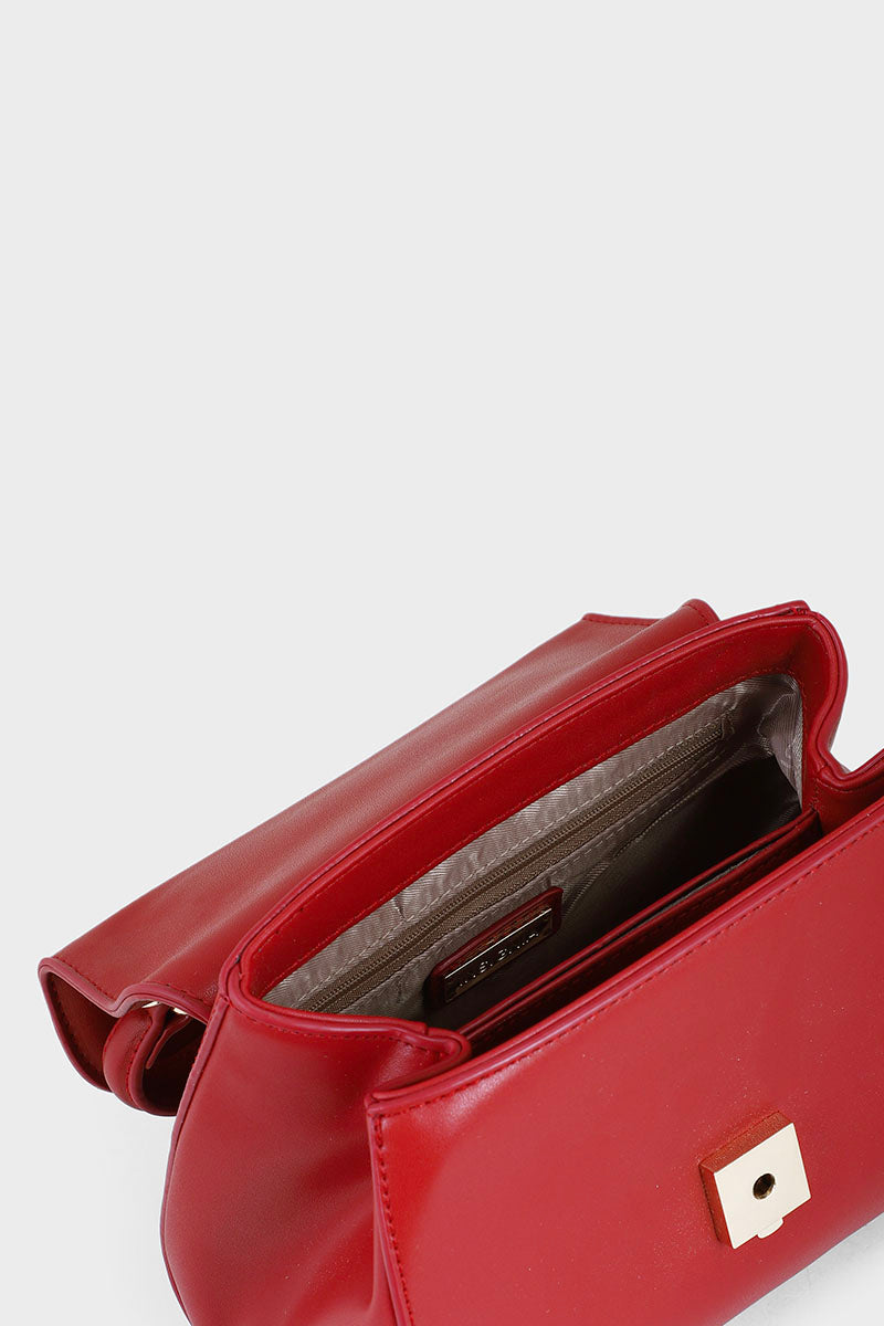 Top Handle Hand Bags B15091-Maroon
