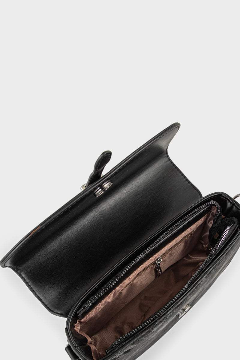 Flap Shoulder Bags BS2133-Black
