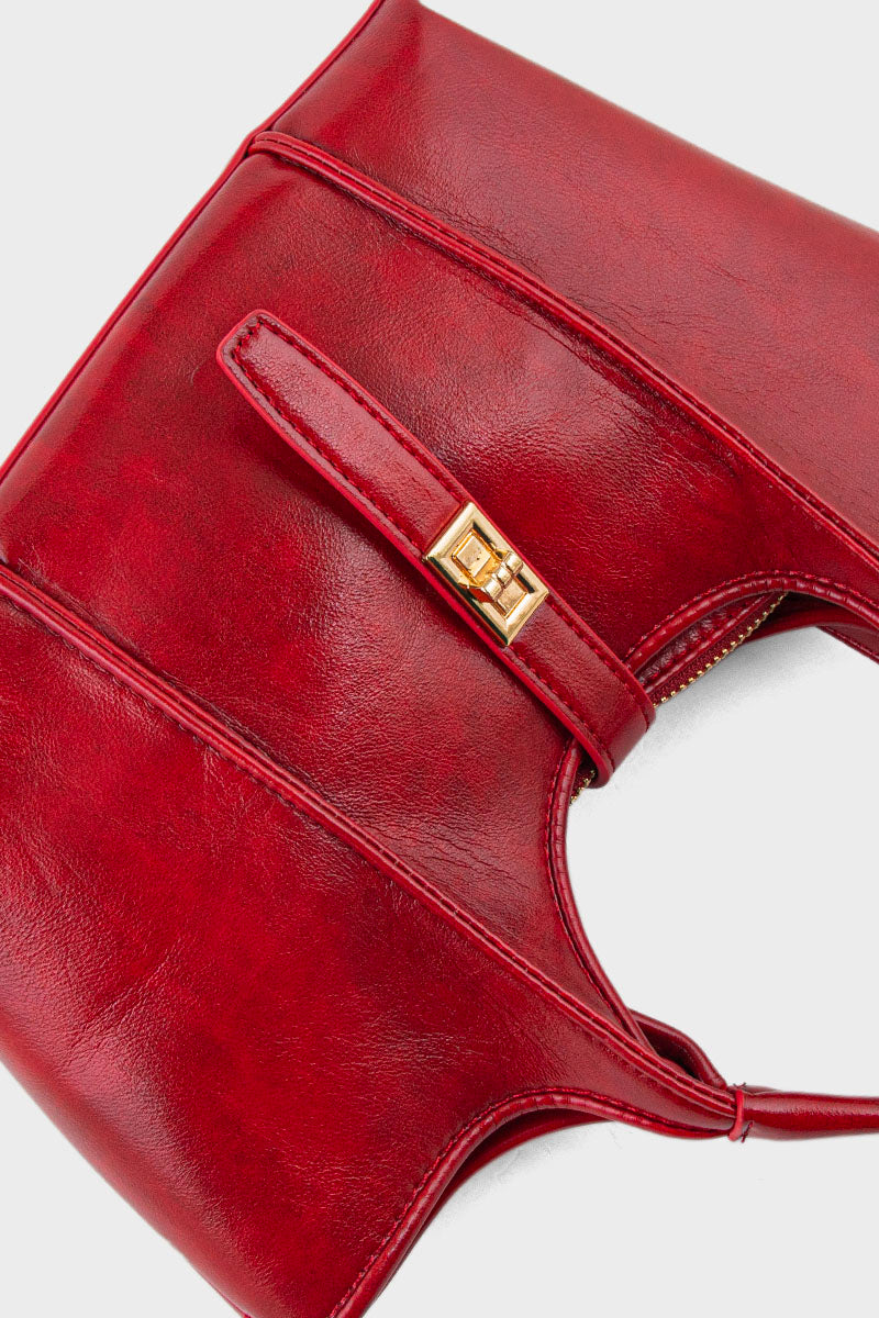 Satchel Shoulder Bags BH0163-Burgundy