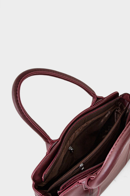 Top Handle Hand Bags BH0098-Maroon