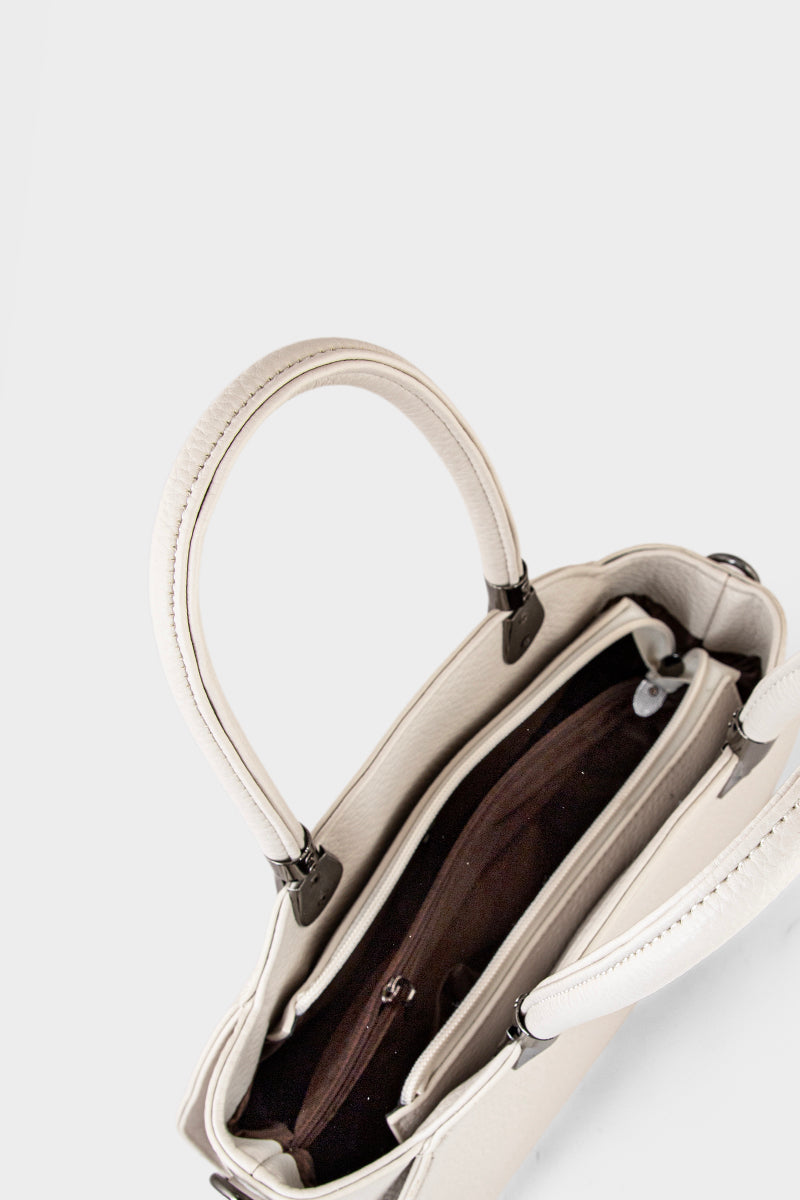 Top Handle Hand Bags BH0097-Ivory