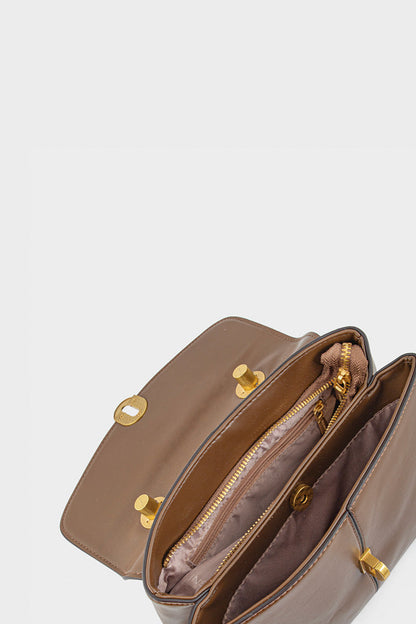 Saddle Shoulder Bags BH0111-Brown