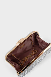 Party Wear Clutch BK4116-White