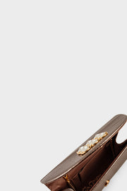 Party Wear Clutch BK4075-Gun Metallic