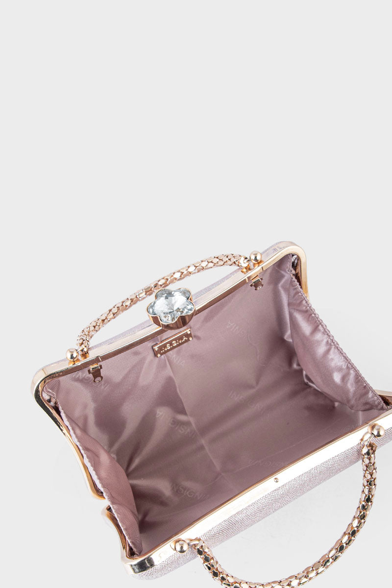 Party Wear Clutch Bk4031-Pink