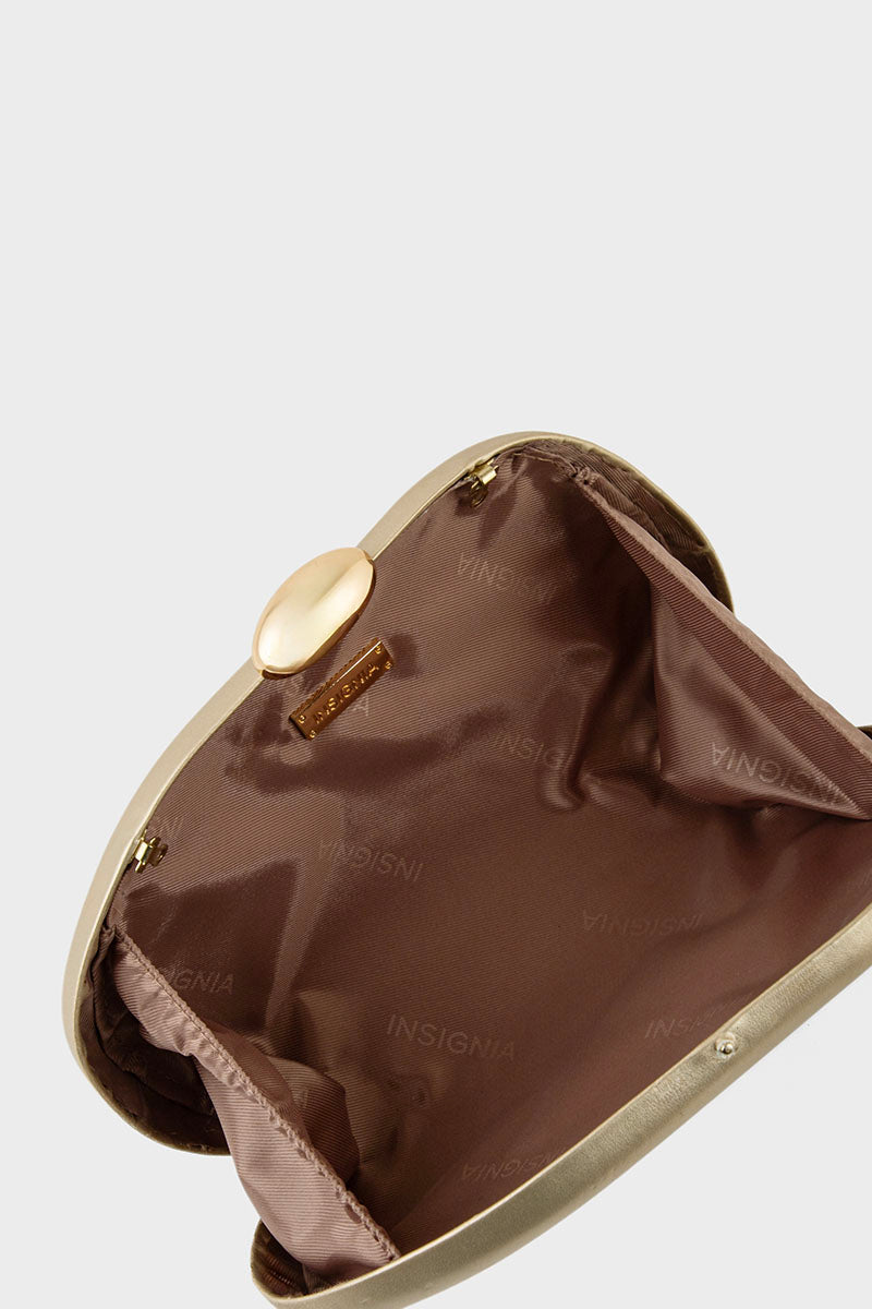 Party Wear Clutch BK4119-Golden