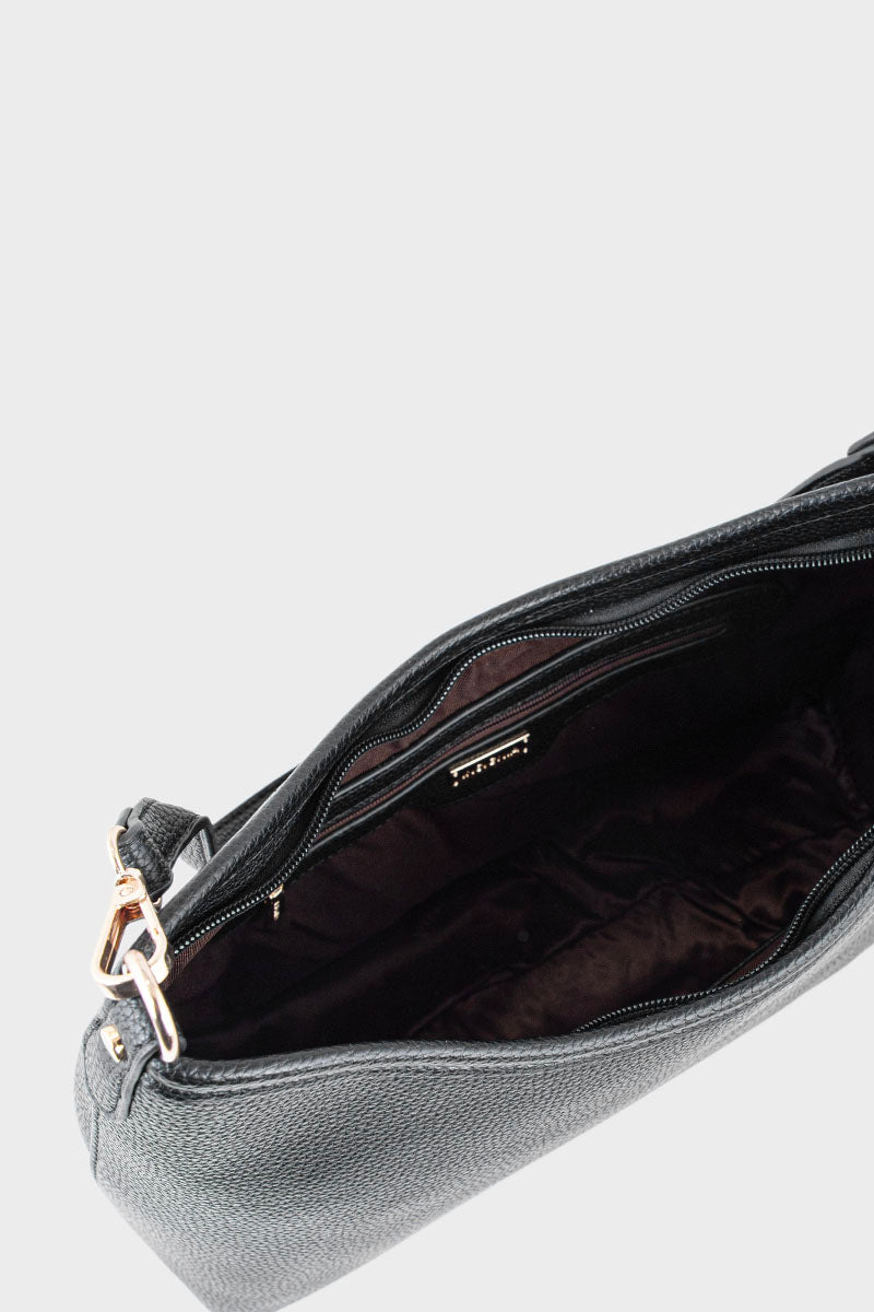 Formal Bagutte Shoulder Bags BS2056-Black