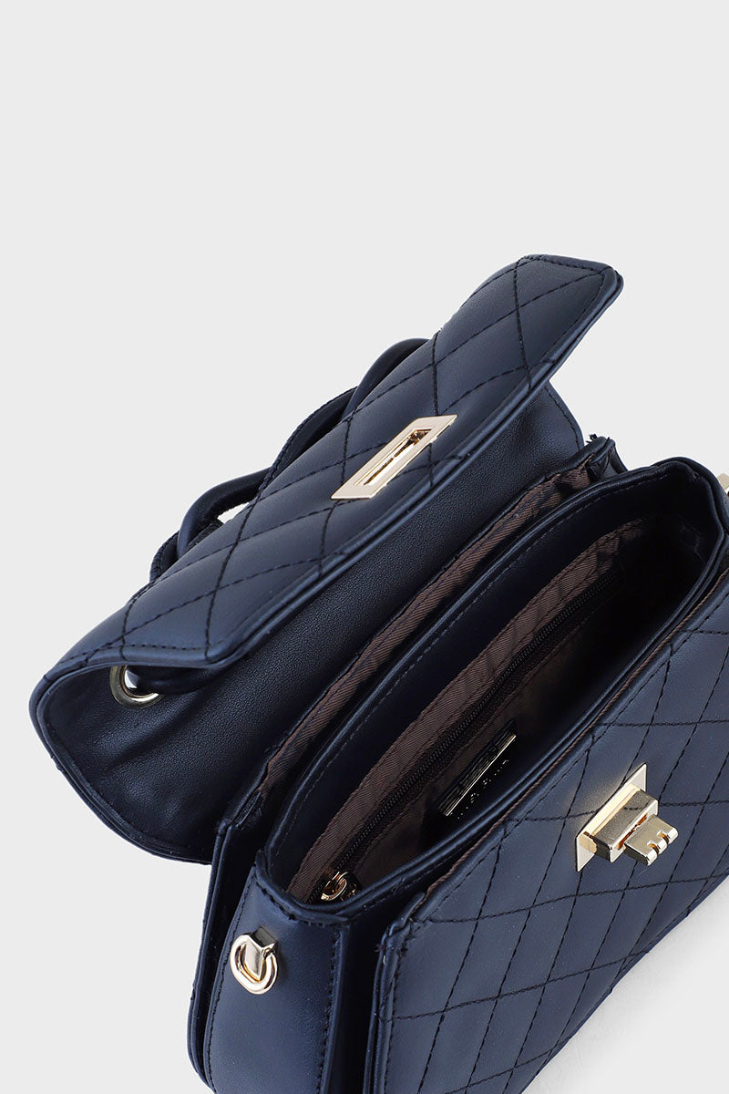 Top Handle Hand Bags B15081-Black
