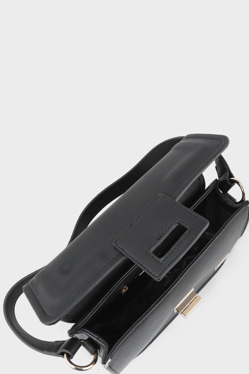 Hobo Hand Bags B15150-Black