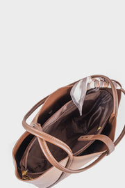 Tote Hand Bags BS2100-Brown