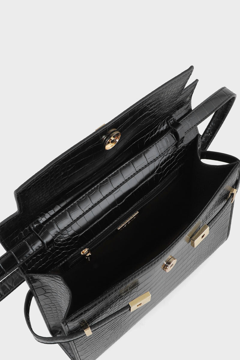 Satchel Shoulder Bags BS2009-Black