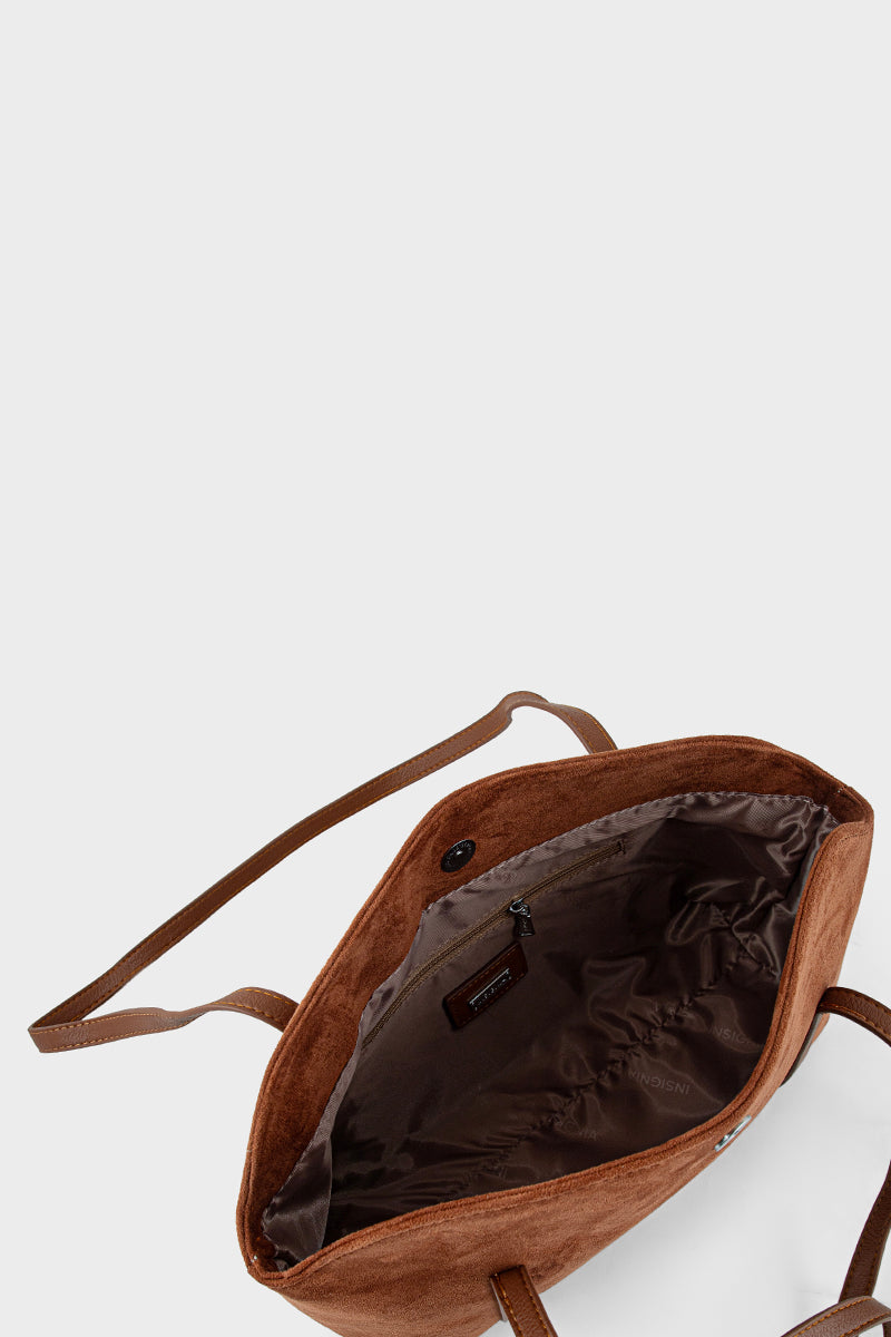 Tote Hand Bags BS2180-Brown