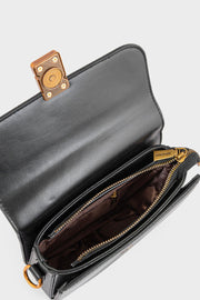 Flap Shoulder Bags BS2104-Black