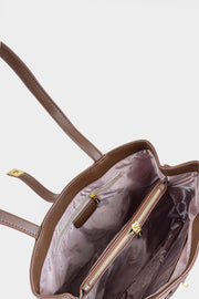 Tote Hand Bags BS2128-Brown