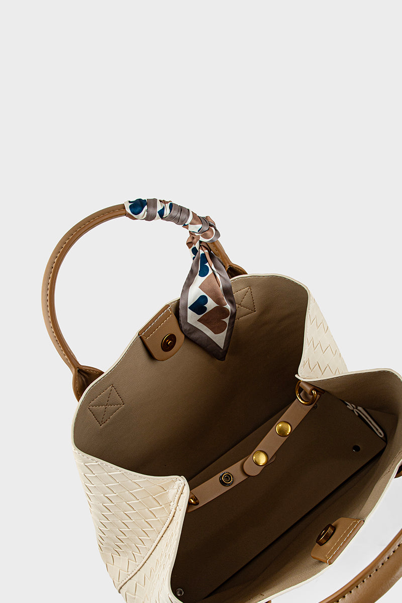 Satchel Shoulder Bags BH0172-Beige