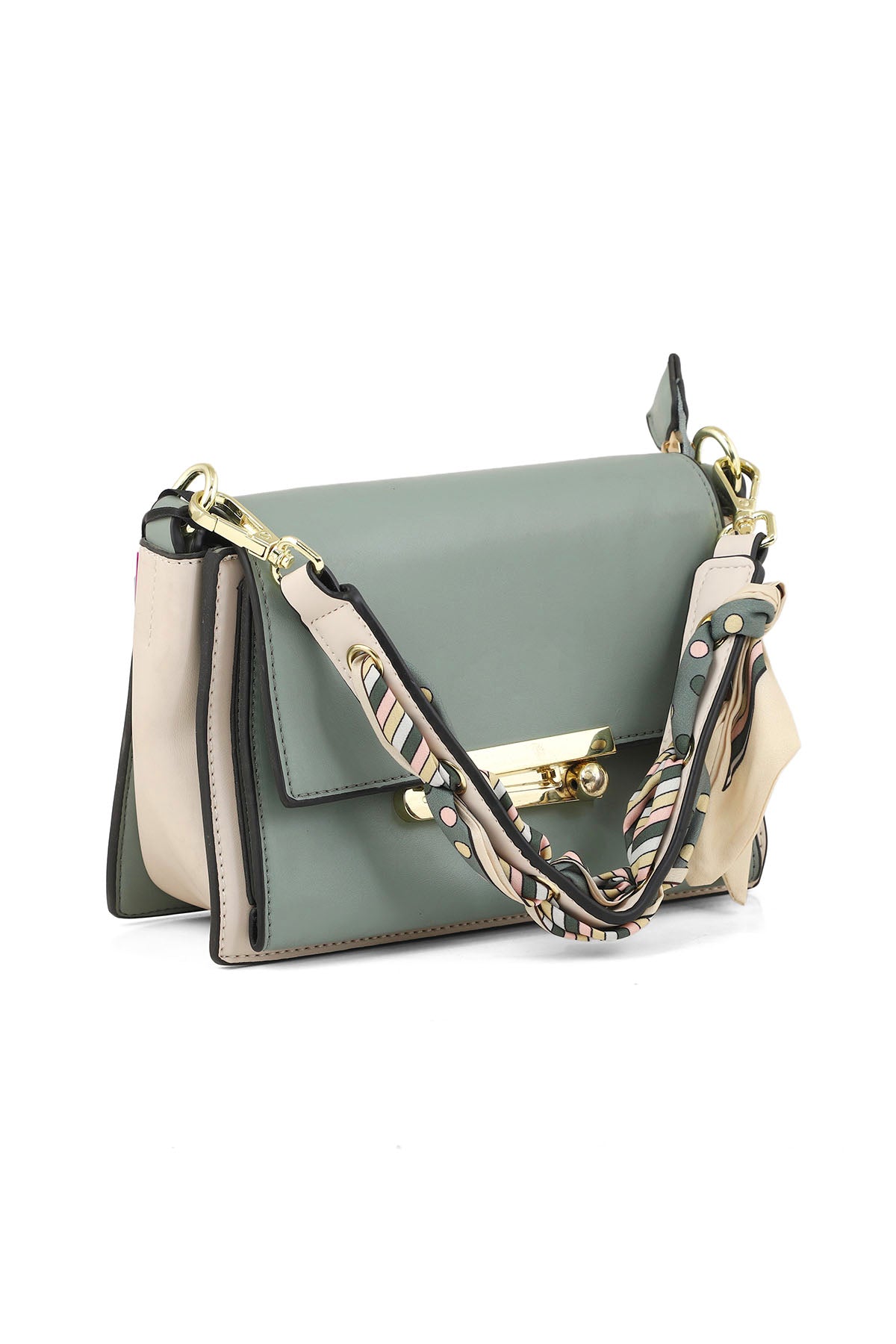 Flap Shoulder Bags B14665-White