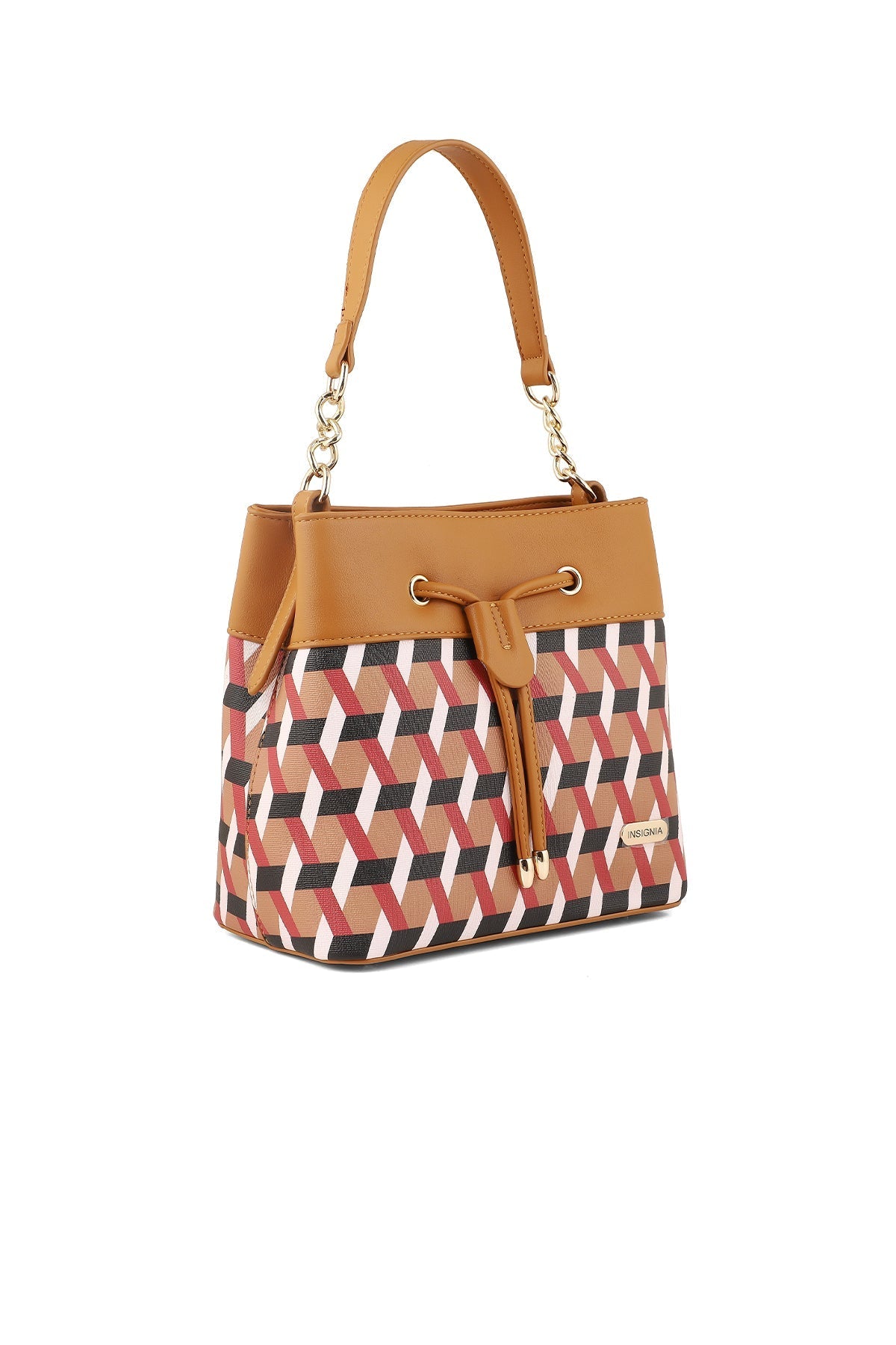 Top Handle Hand Bags B14947-Brown