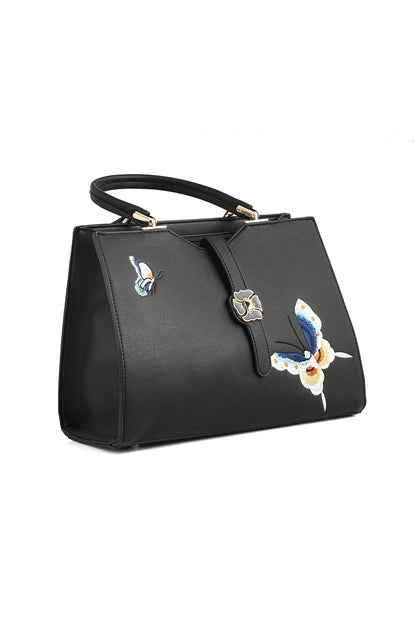 Casual Tote Hand Bags B14989-Black