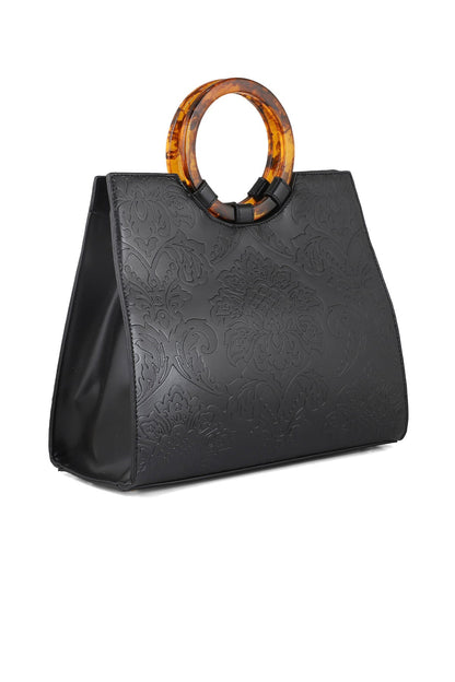 Top Handle Hand Bags B14997-Black