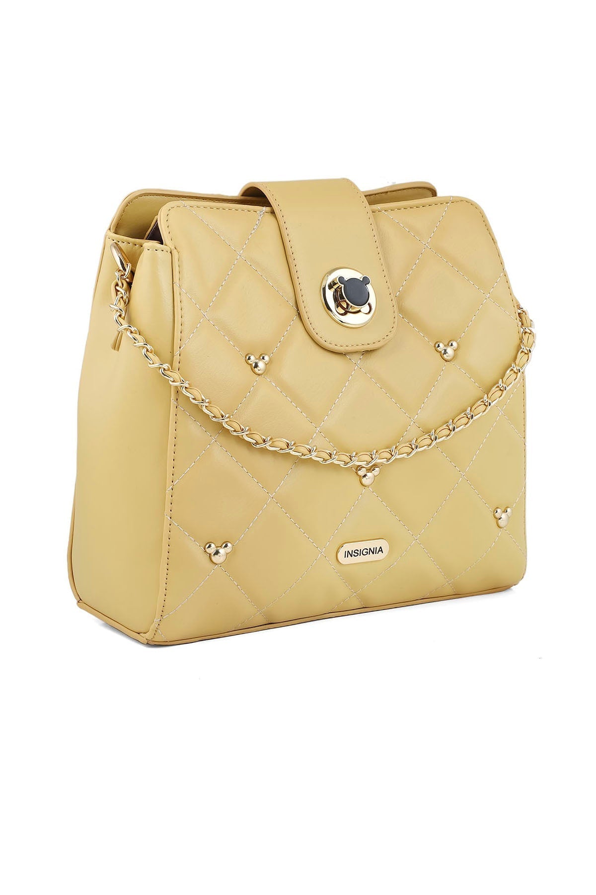 Cross Shoulder Bags B15032-Mustard