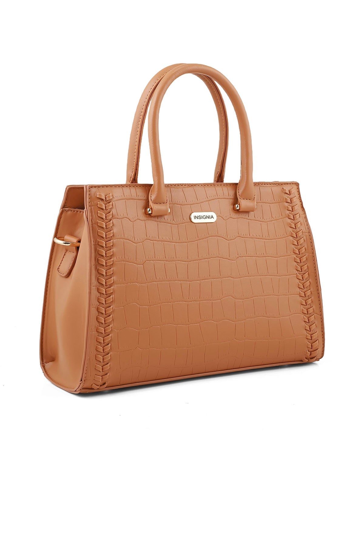 Formal Tote Hand Bags B15034-Brown