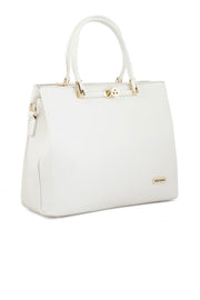 Formal Tote Hand Bags B15055-White