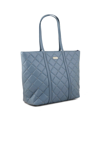 Trapeze Shoulder Bags B15071-Blue
