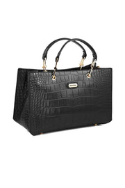 Formal Tote Hand Bags B15096-Black