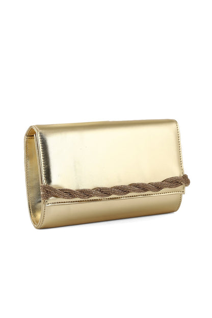 Flap Shoulder Bags B20745-Golden