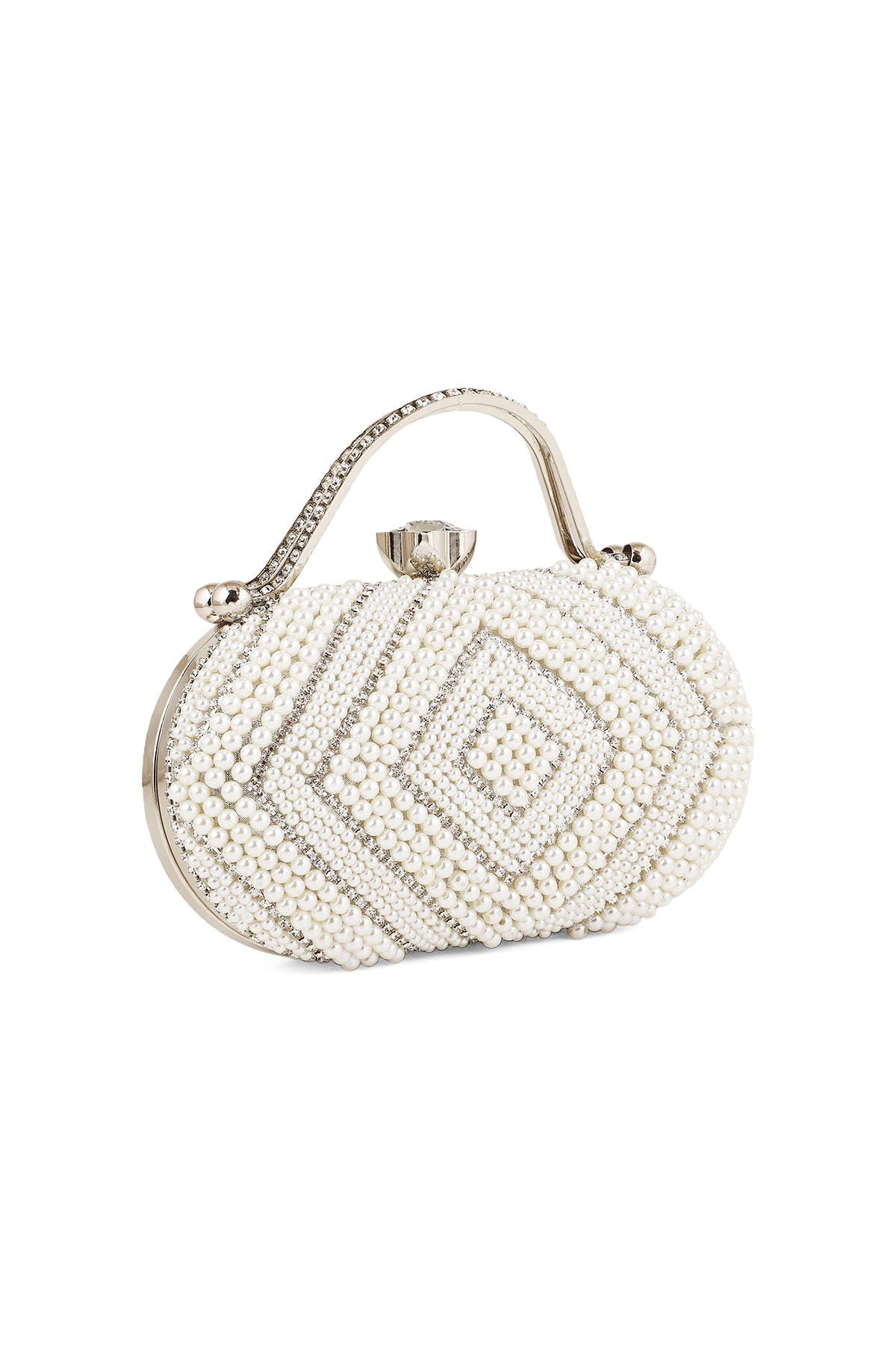 Wedding Clutch B20768-Silver