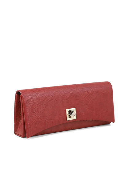 Flap Shoulder Bags B21551-Maroon